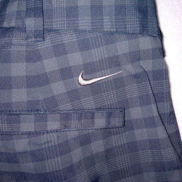 Nike Golf Performance Dri Fit Plaid Shorts With Cardinals Logo Mens Size 34 - Picture 6 of 9